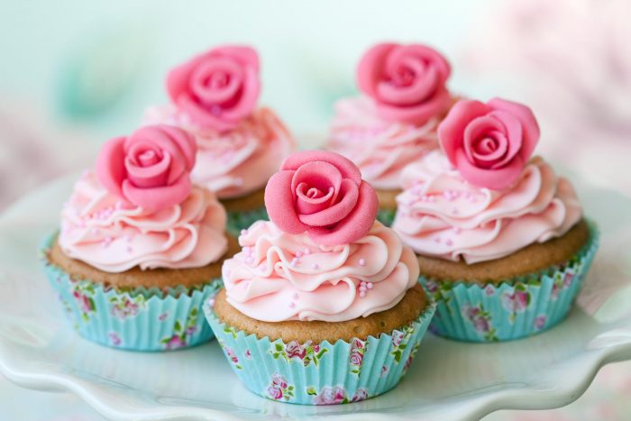 Rosa Cupcakes